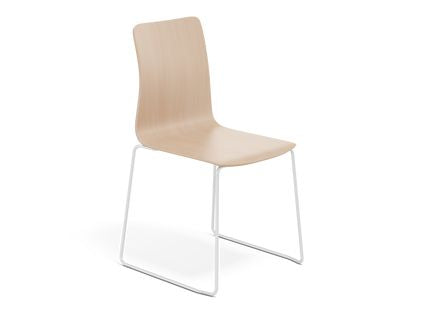 Linar Plus Wooden Chair, Cantilever