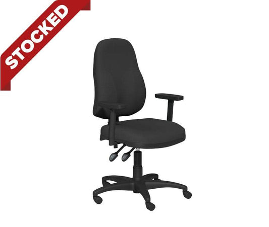 OA Series High Backrest Swivel Chair, Nylon Base