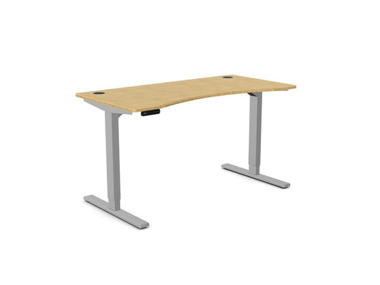 Zoom Single Desk Bamboo Top - Custom Design Ref: WGTWQ4