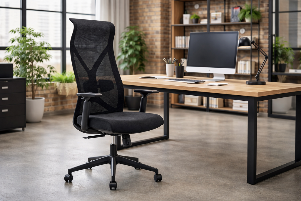 Wave Mesh Back Operator chair