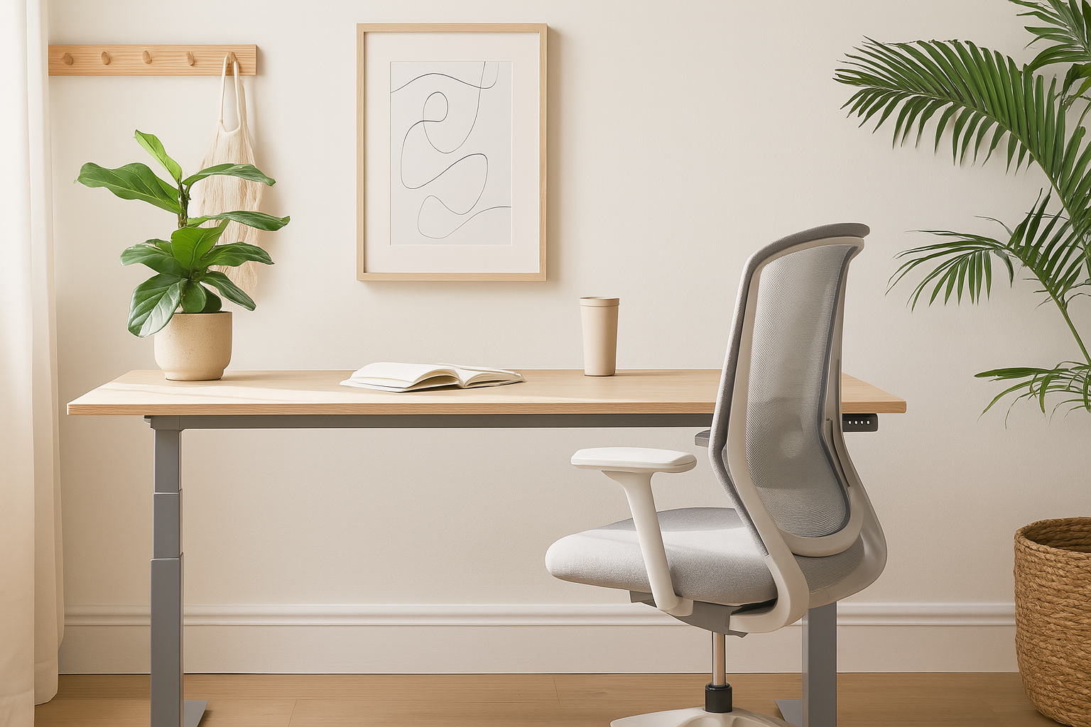 R800 Sit Stand Desk 1785x800mm White top