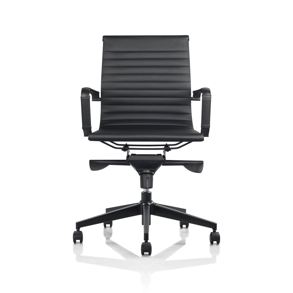 Milan Black Edition Medium Back Executive Chair
