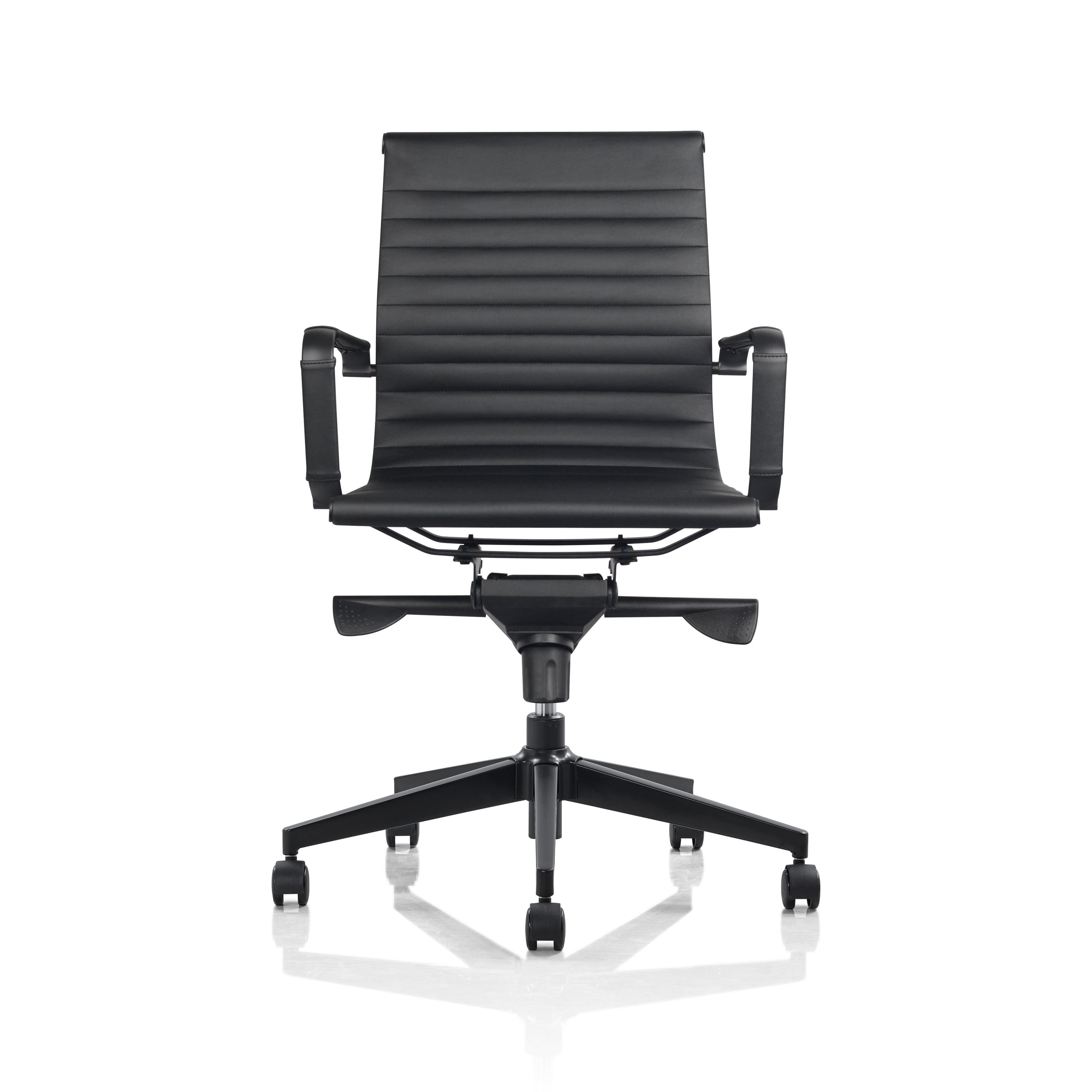 Milan Black Edition Medium Back Executive Chair