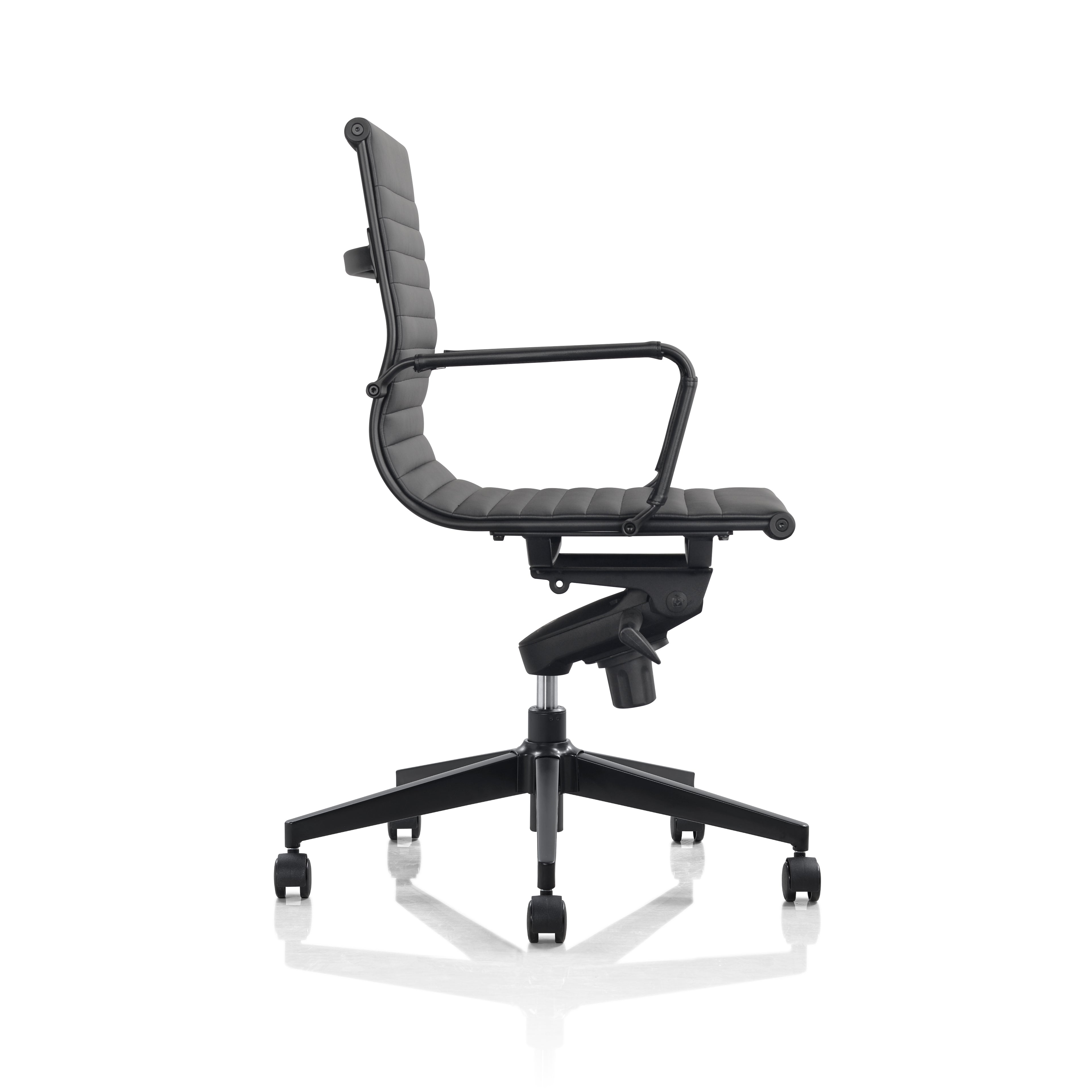Milan Black Edition Medium Back Executive Chair