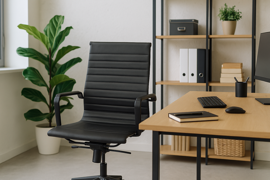 Milan Black Edition Medium Back Executive Chair