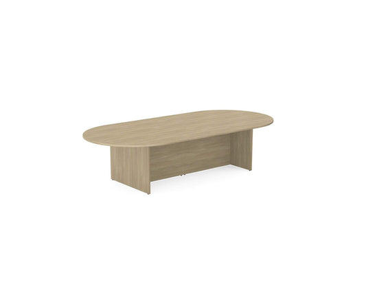 Kito Oval Meeting Table Panel Leg Base - 2 Piece - Size 3000 mm x 1400 mm