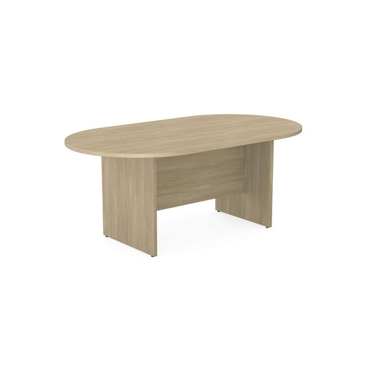 Kito Oval Meeting Table Panel Leg Base Single Piece - Size 1800 mm x 1000 mm