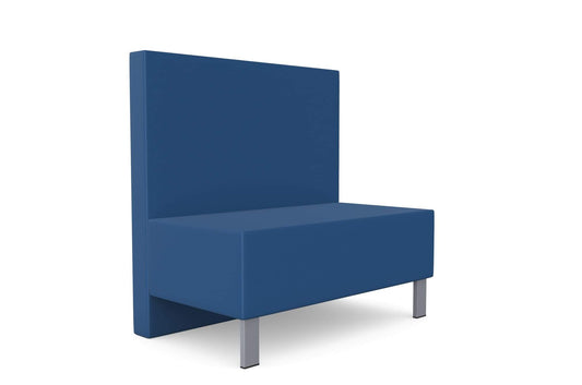 Snake Rectangular Seater with Backrest, 1000 mm Wide