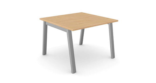 Switch Single Piece Square Meeting Table, A-Leg