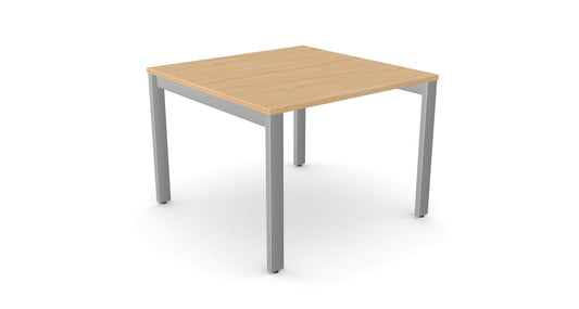 Switch Single Piece Square Meeting Table, Open Leg
